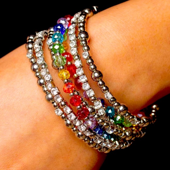 Paparazzi Jewelry - 🧊💎🧊 “ICE KNOWING YOU” MULTI BRACELET ~ PAPARAZZI❗️STUNNING❗️🧊💎🧊